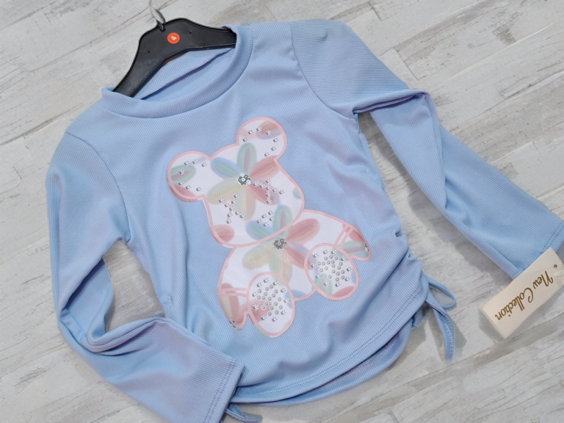 Bluzeczka prążek MIŚ 98-152/158cm