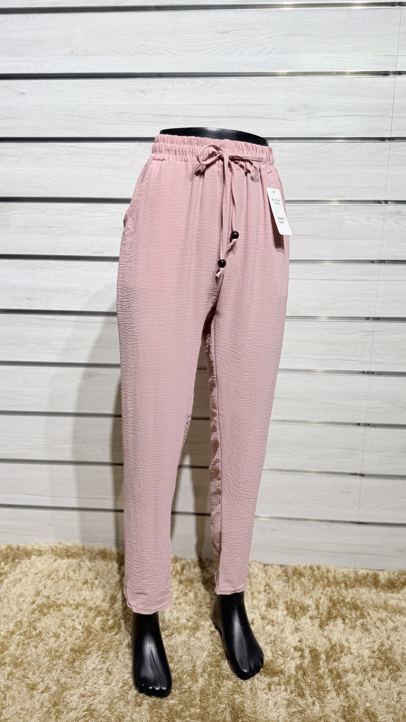 CALÇA EM CREPE CINTURA ELÁSTICA