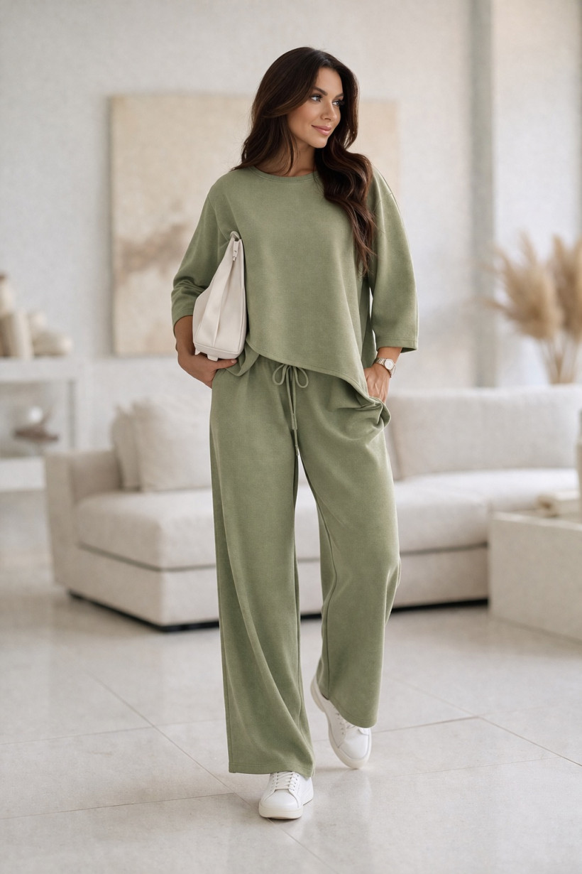 Komplet Batme masełko kaki