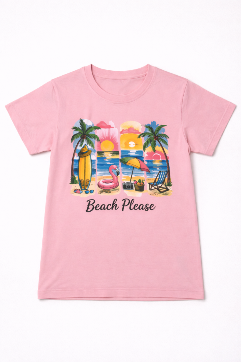 T-shirt PLAŻA DT-60101- MORELA