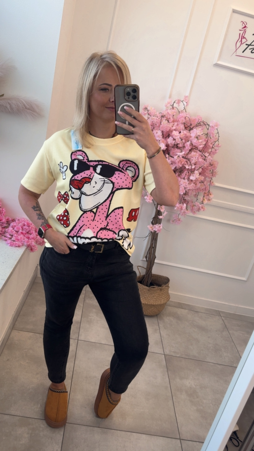 Bluzka RÓŻOWA PANTERA 14704