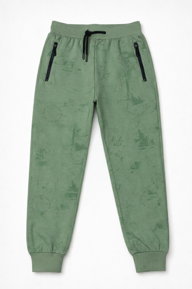 Spodnie dres DEKATYZOWANE WXH-07- MIĘTA