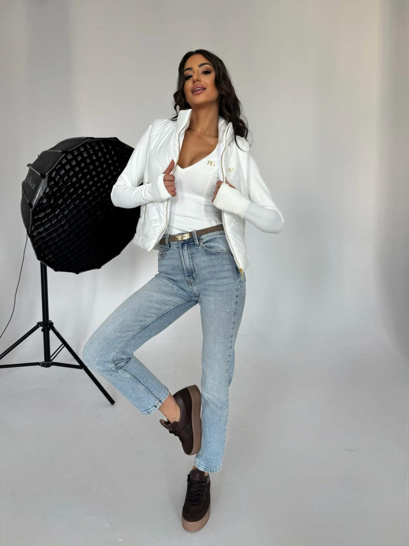 Biała kamizelka Ricco & Bella