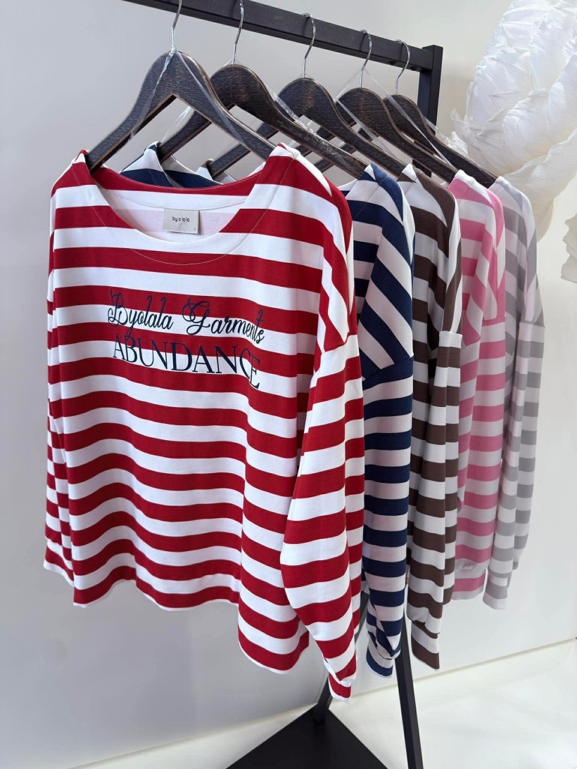 By o la la..! bluza w pasy