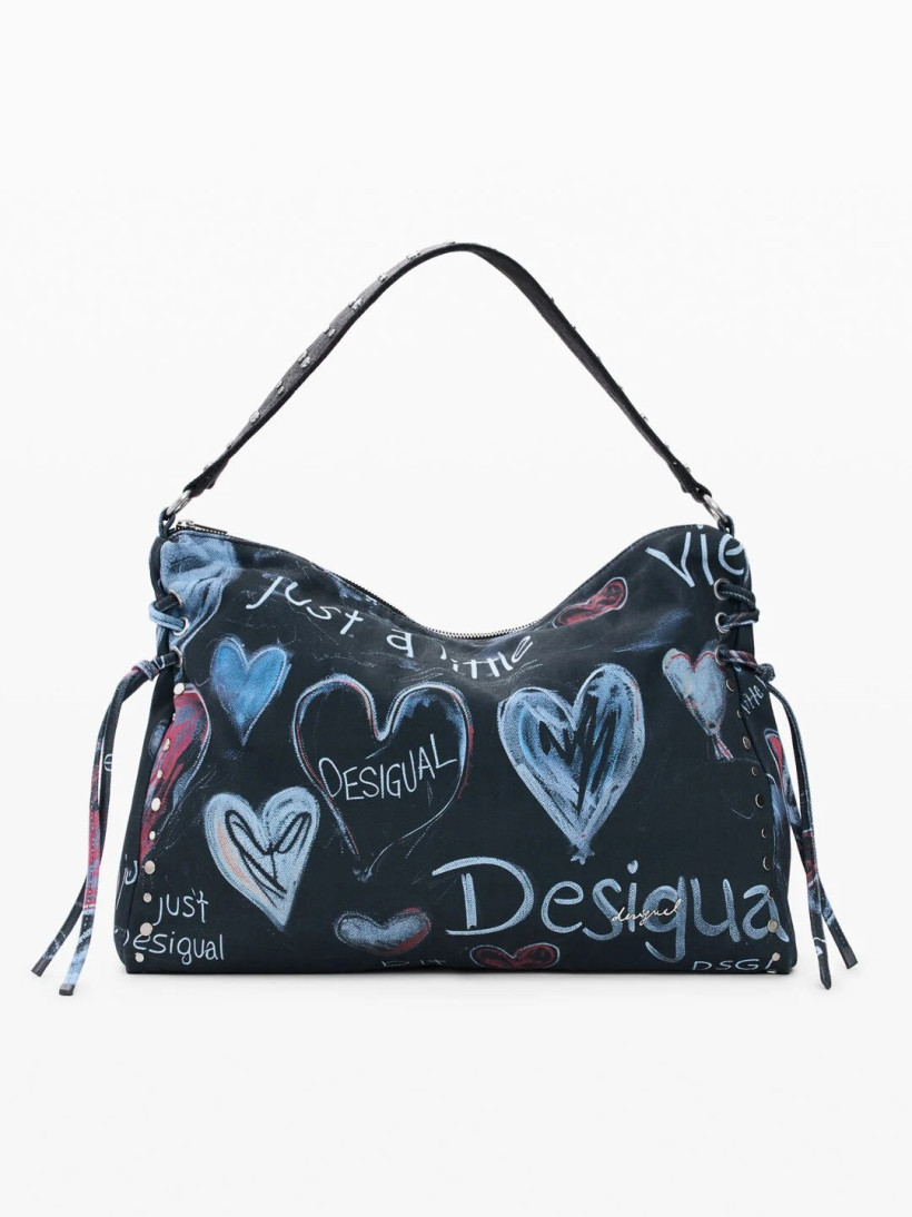 TOREBKA DESIGUAL DENIM GRAFFITI DUŻA 2026