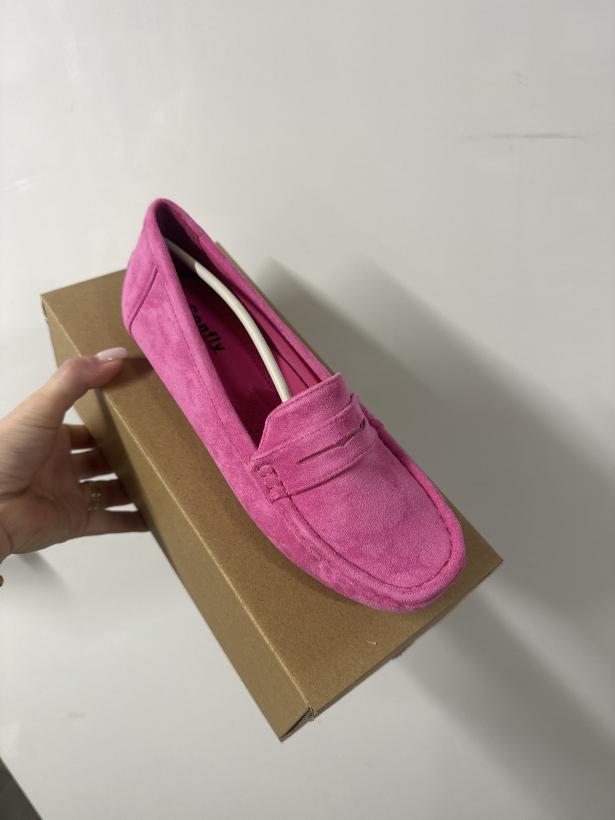 PIĄTEK 3- Mokasyn zamszowy  fuksja ft245 FRANCJA