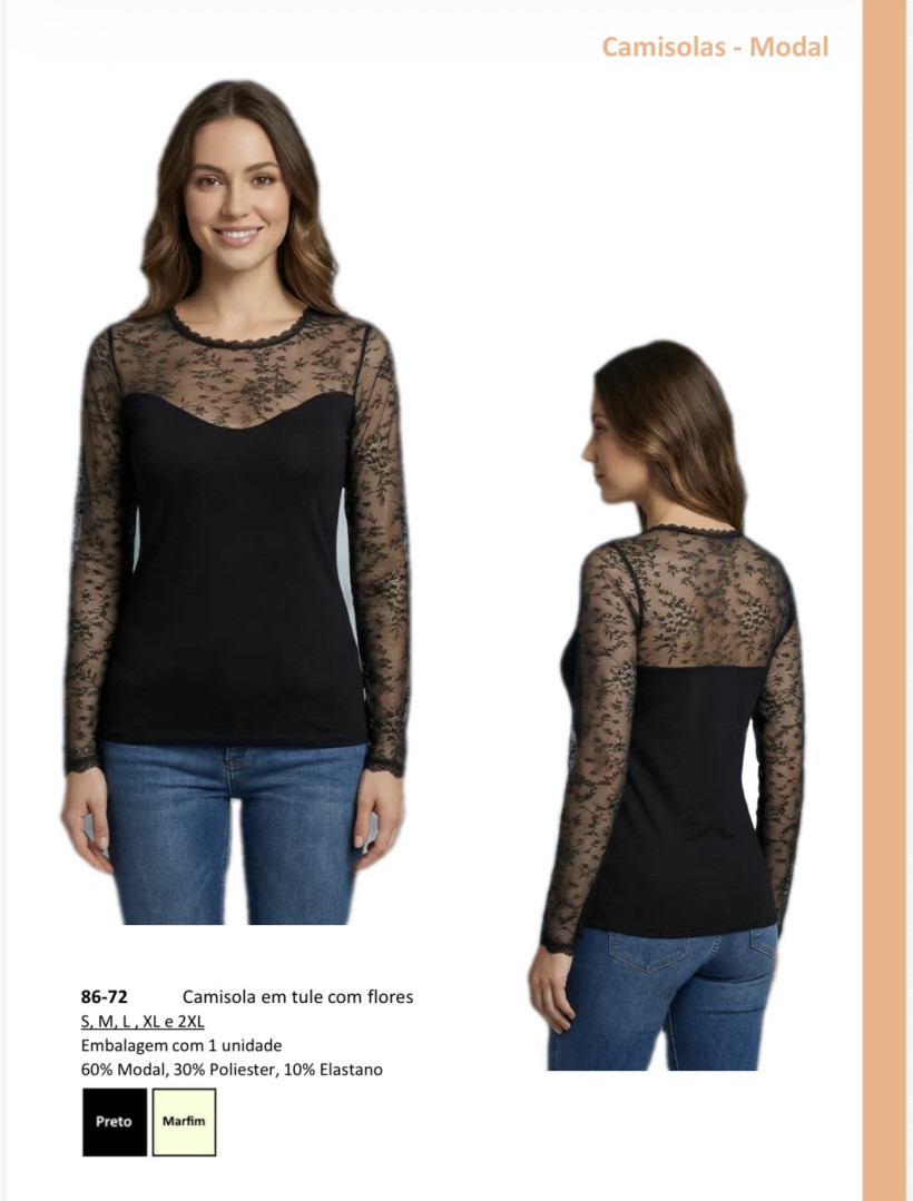 Camisola malha manga comprida 86-72