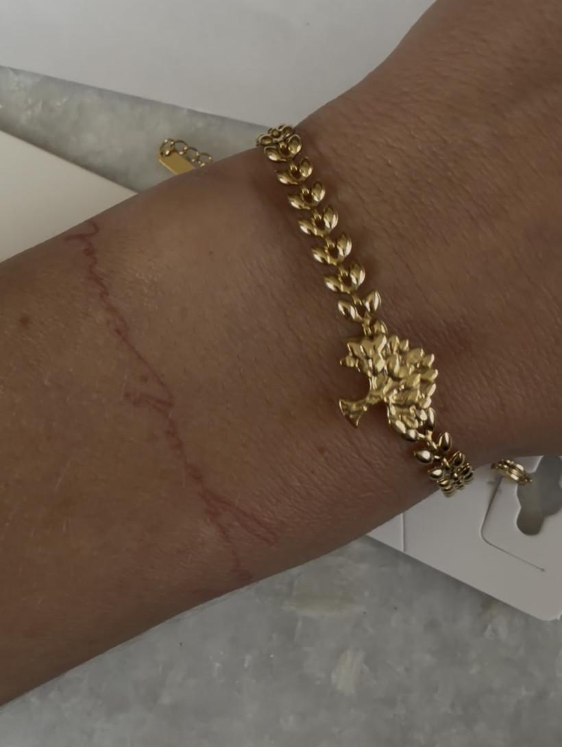 kup oliwka - bransoletka, złota, drzewko