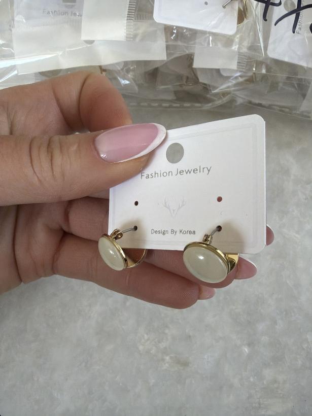 Kup Kolczyk nowa kolekcja Korea duże perły połączone w ucho 