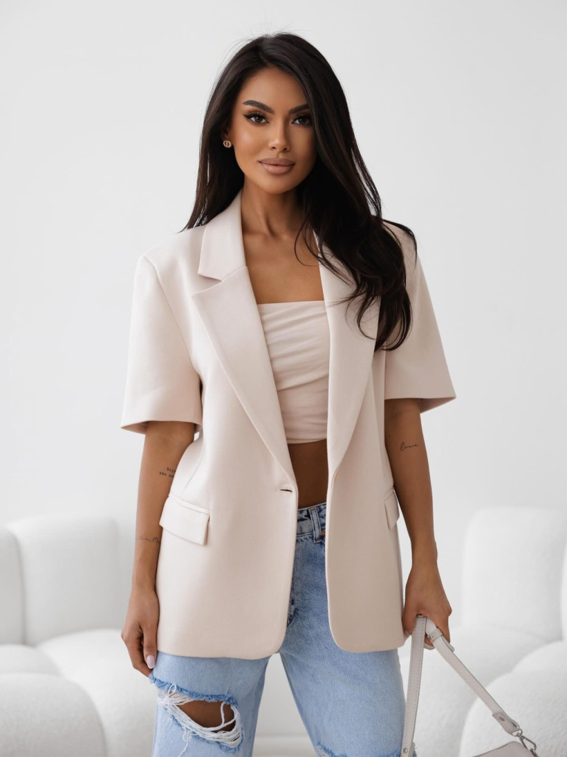 By o la la..! marynarka dresowa z krótkim rękawem