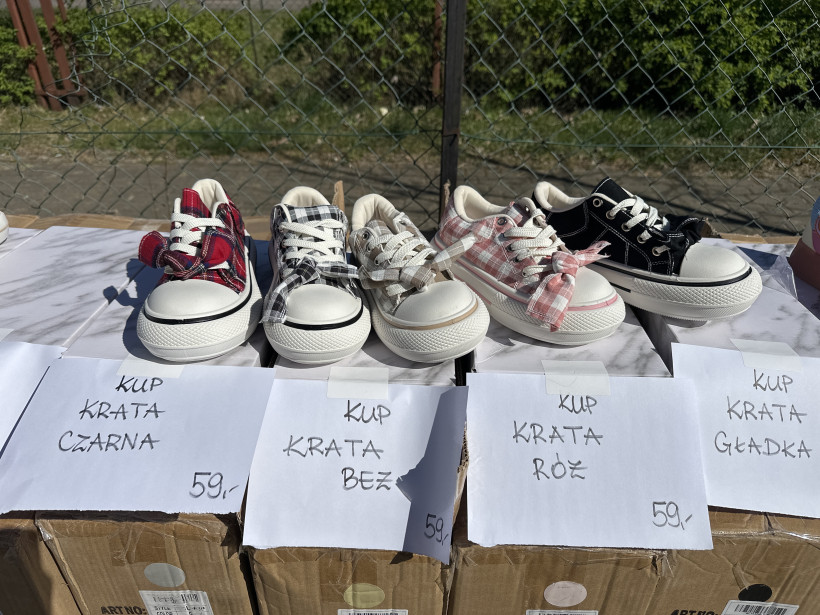 KRATA seastar BL563 P Trampek szeroki z kokokardką i cały czarny