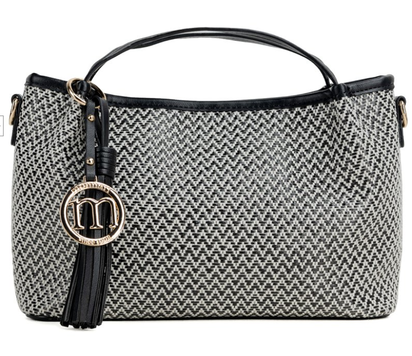 Torebka Monnari BAG2210 dzianinowa z paskiem i chwostem 