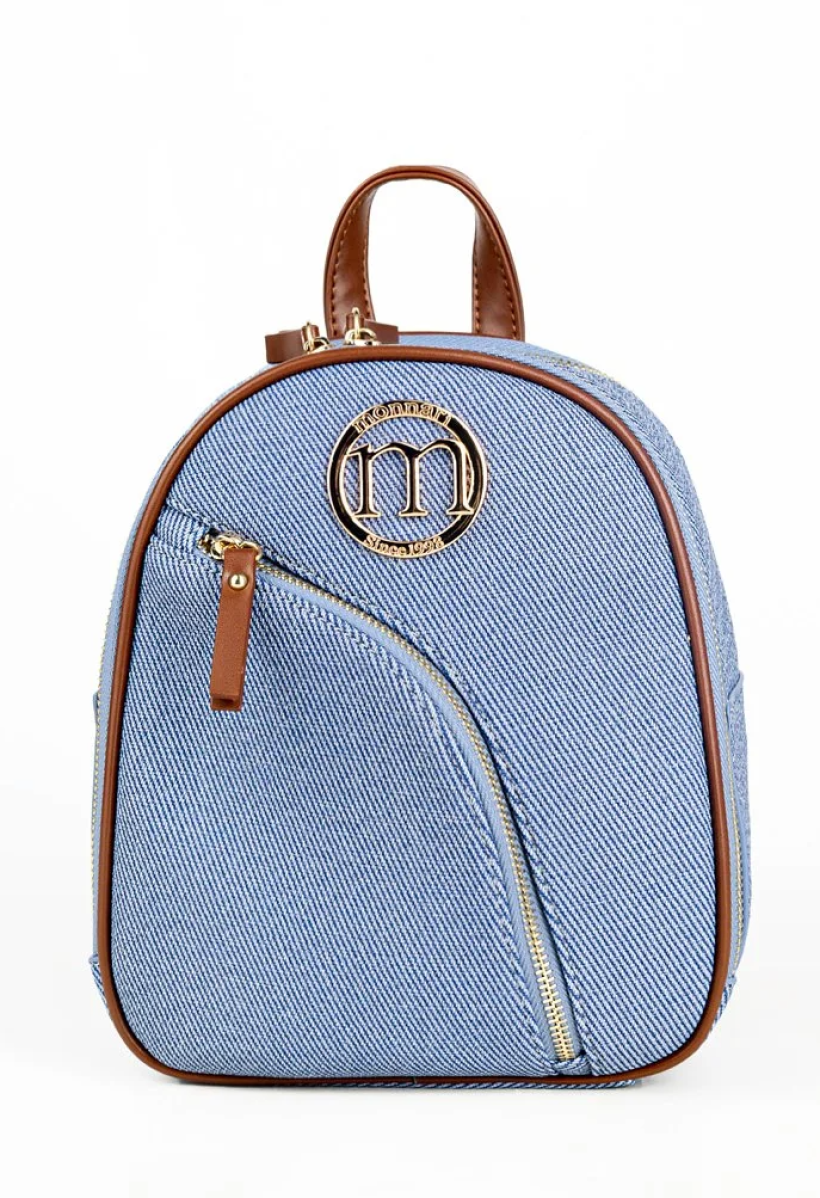 Plecak teksturowy Monnari BAG1980 logo