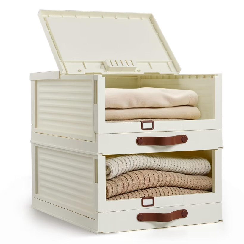 komplet 2 składanych pojemników rozmiar medium 