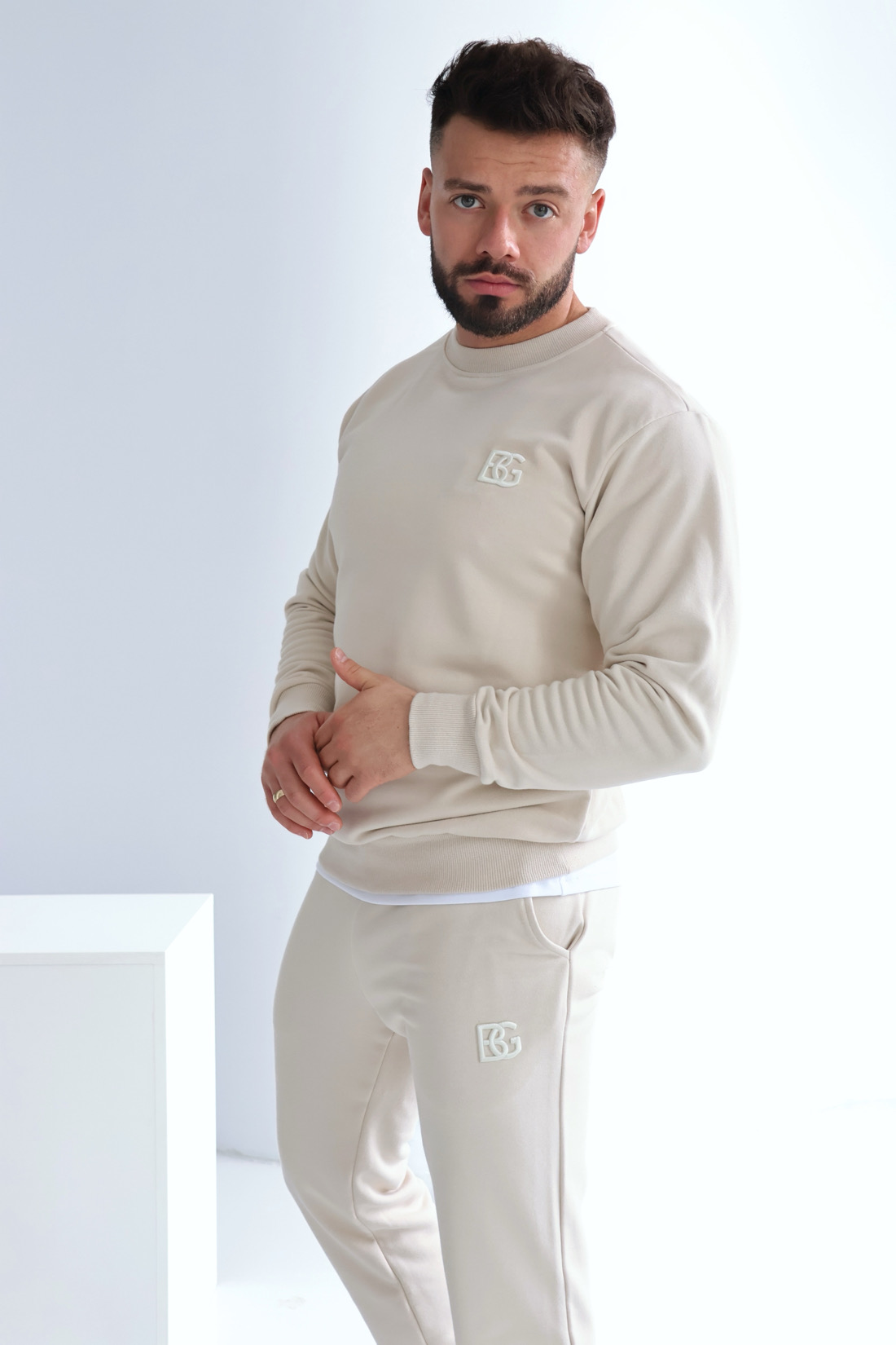 Bluza męska Brandenburg Basic jasny beż