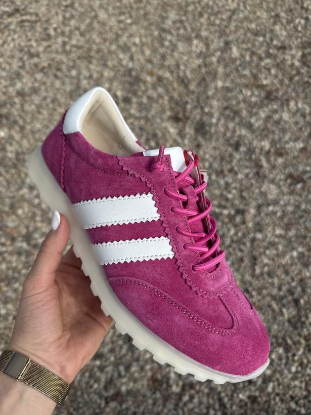 STYL 5 goodin gd-xw-1011 fuxia/white różowo-biała samba