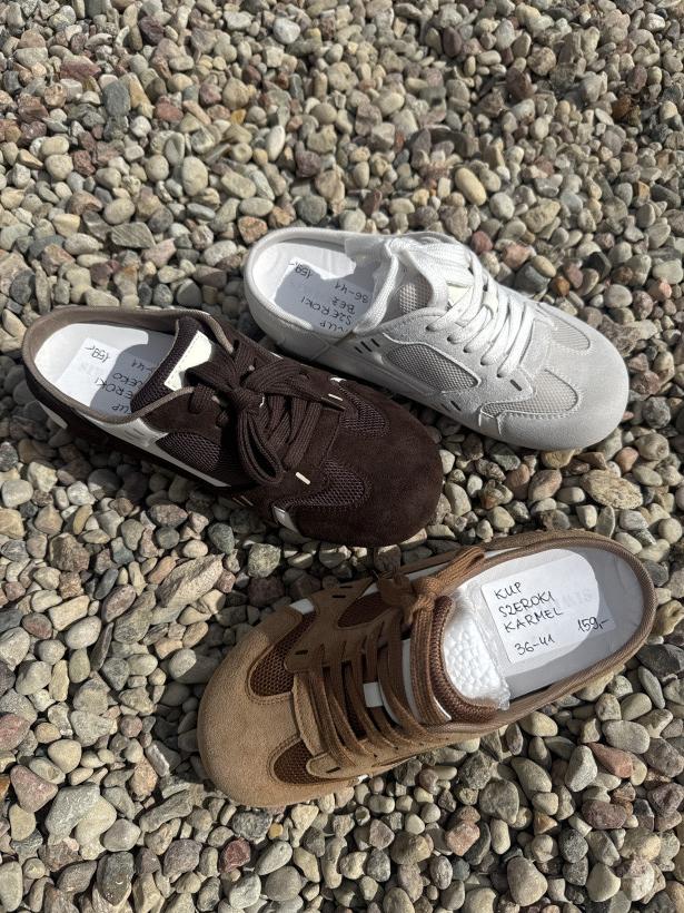 SZEROKI siwiecki buty typu barefoot obniżona pięta 3 kolory