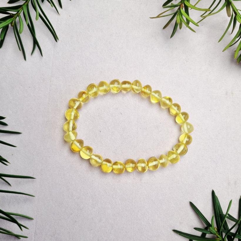 Bransoletka z surowego i polerowanego bursztynu bałtyckiego, unikatowe ciemne bryłki i lśniące koraliki, biżuteria organiczna handmade