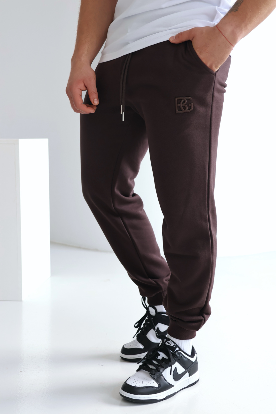 Spodnie męskie Brandenburg Brand czekolada