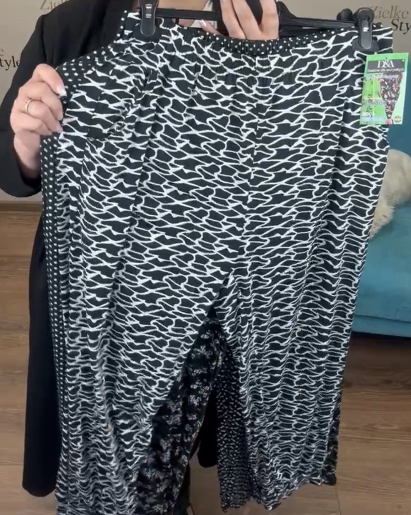 Alladynki długie - wzorzyste - 3xl/6xl - 005 - żyrafa