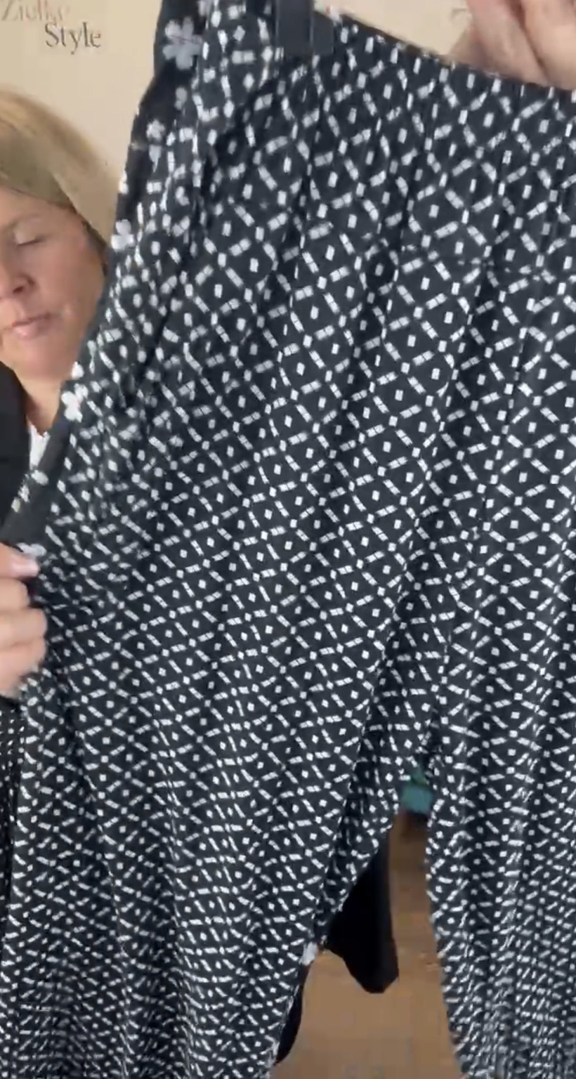 Alladynki długie -  wzorzyste - 3xl/6xl - 005 - romby