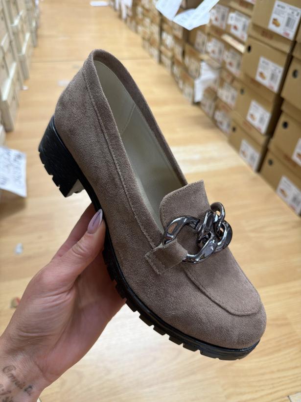 DANTEX 6 -buty zamsz  braz  klamra 318