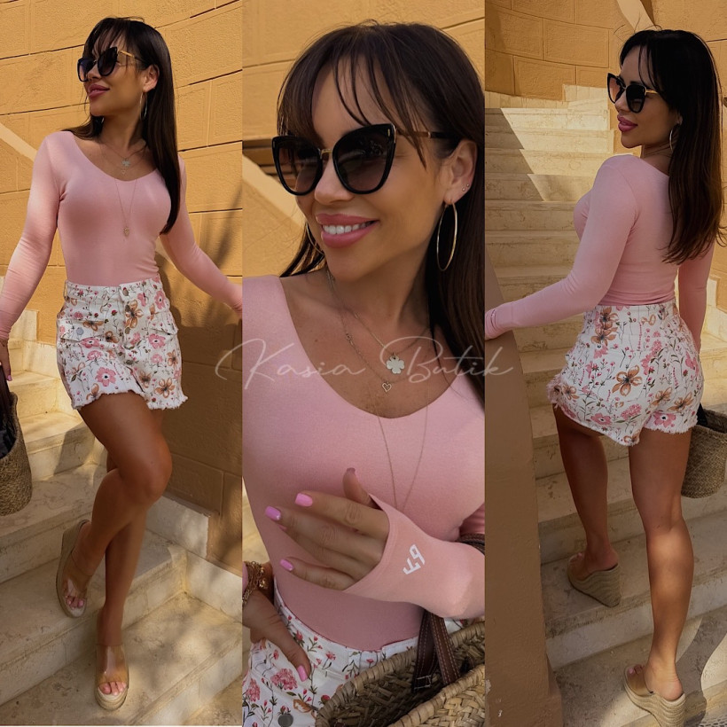 Bluzka Bawełniana Double By Me Brzoskiwiona