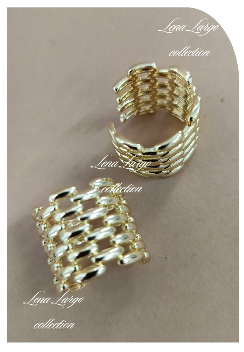 Pierścionek, obrączka Menson kolor złoty