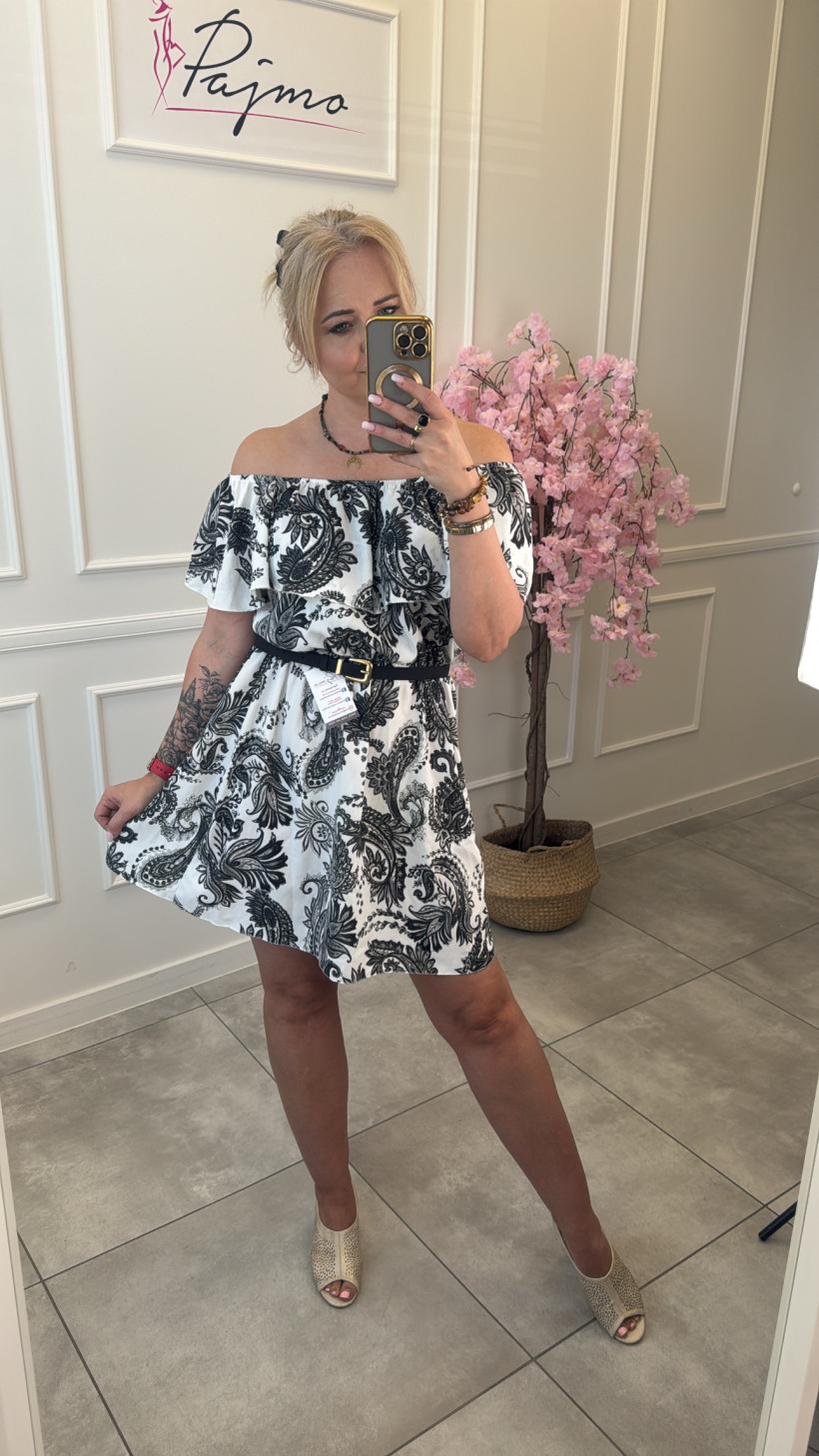 Sukienka wiskoza wzory 14753