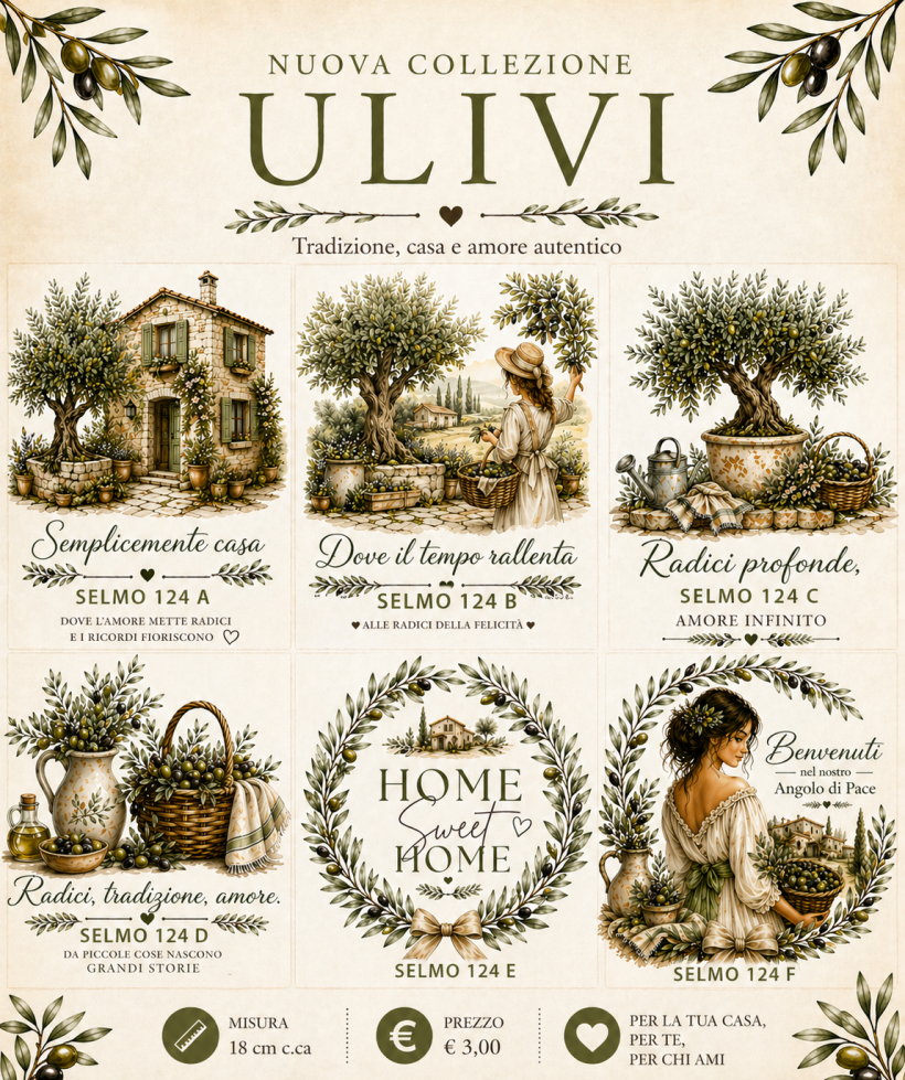 DTF COLLEZIONE ULIVI CM 18 CM c.a
