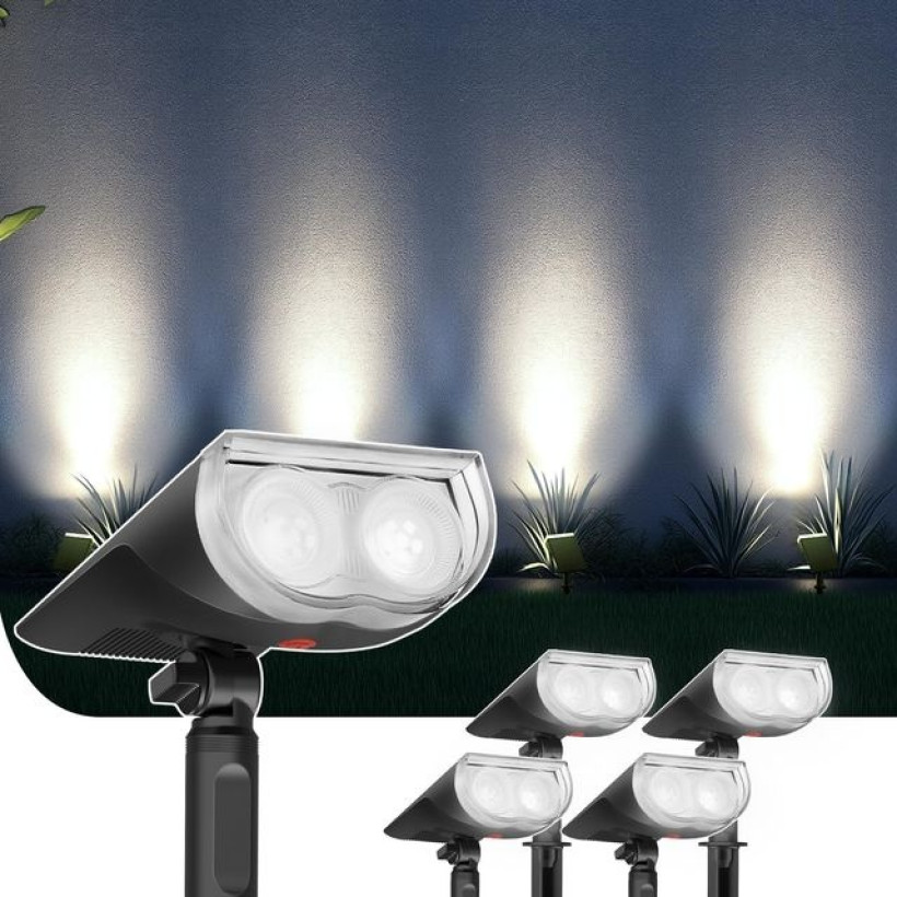 Linkind solarne reflektory z podstawą do ziemi i montażem na ścianie