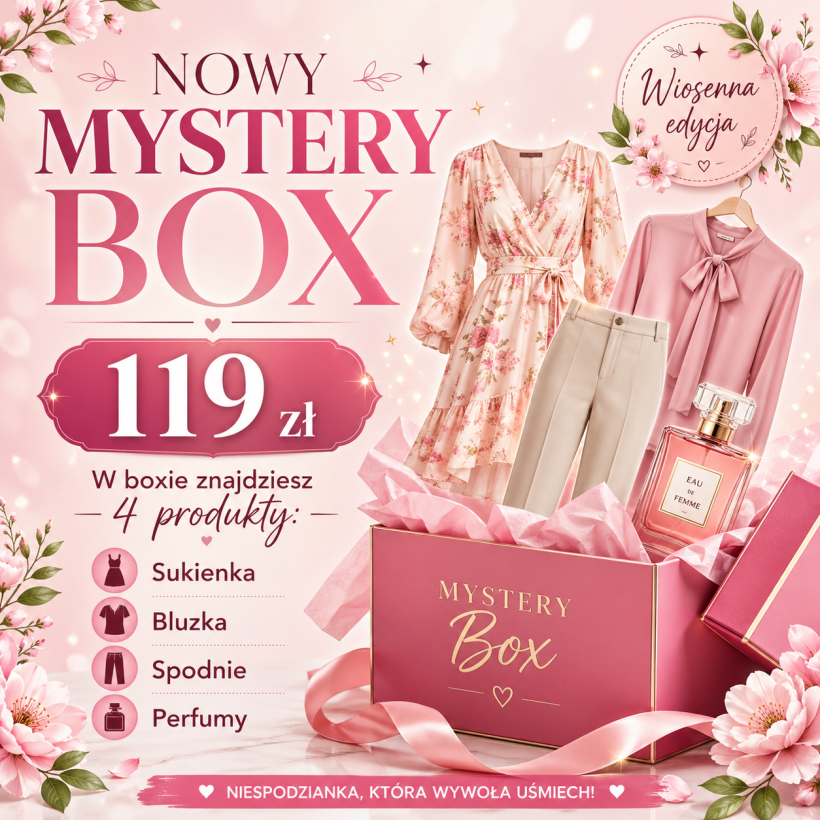 Komplet NOWY MYSTERY BOX 4 produkty za 119 zł !