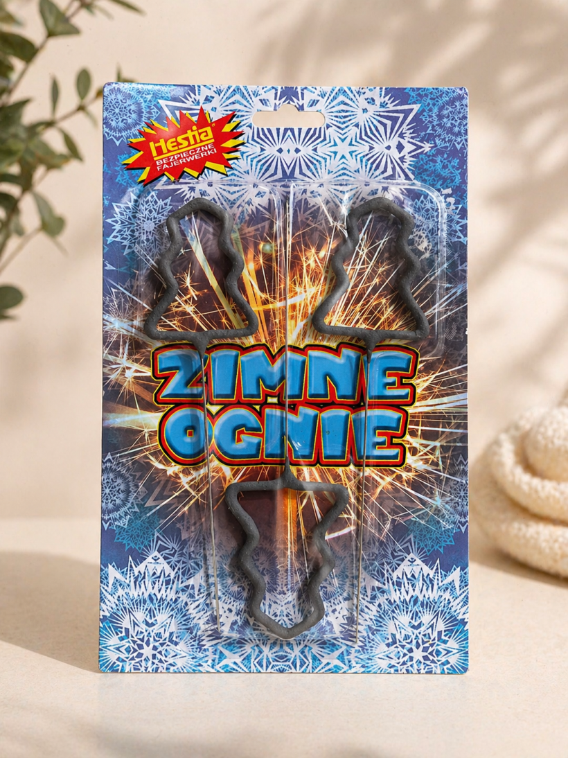 Zimne ognie – choinki 3 szt.