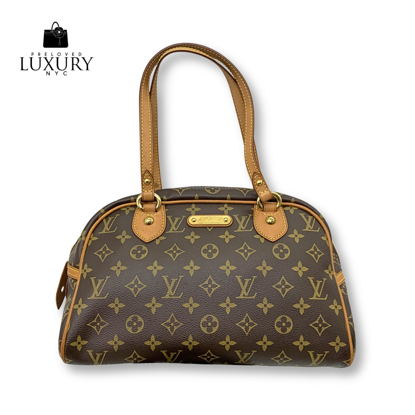 LOUIS VUITTON Bag Brown Monogram Montorgueil PM Shoulder