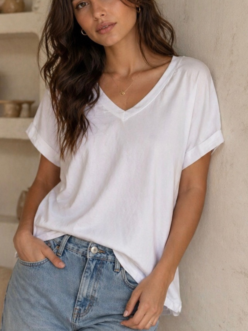 T -SHIRT Michell premium biały 