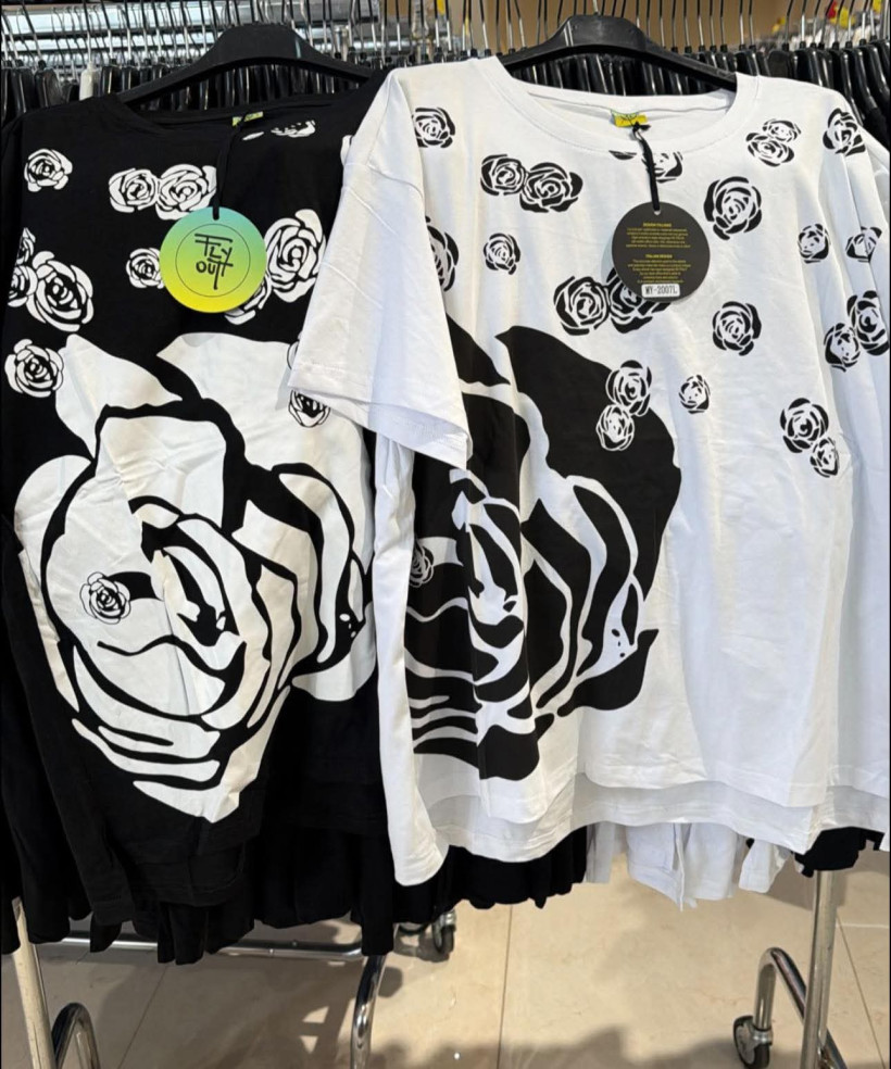 T-shirt fly rosas - 2007