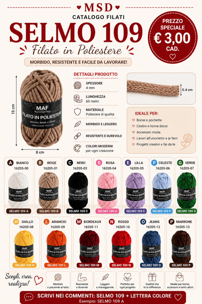 FETTUCCIA  IN COTONE 60 MT