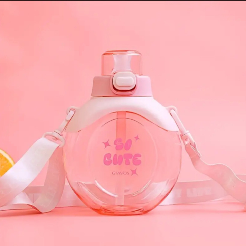 Bidon Różowy na wodę o poj.480 Ml