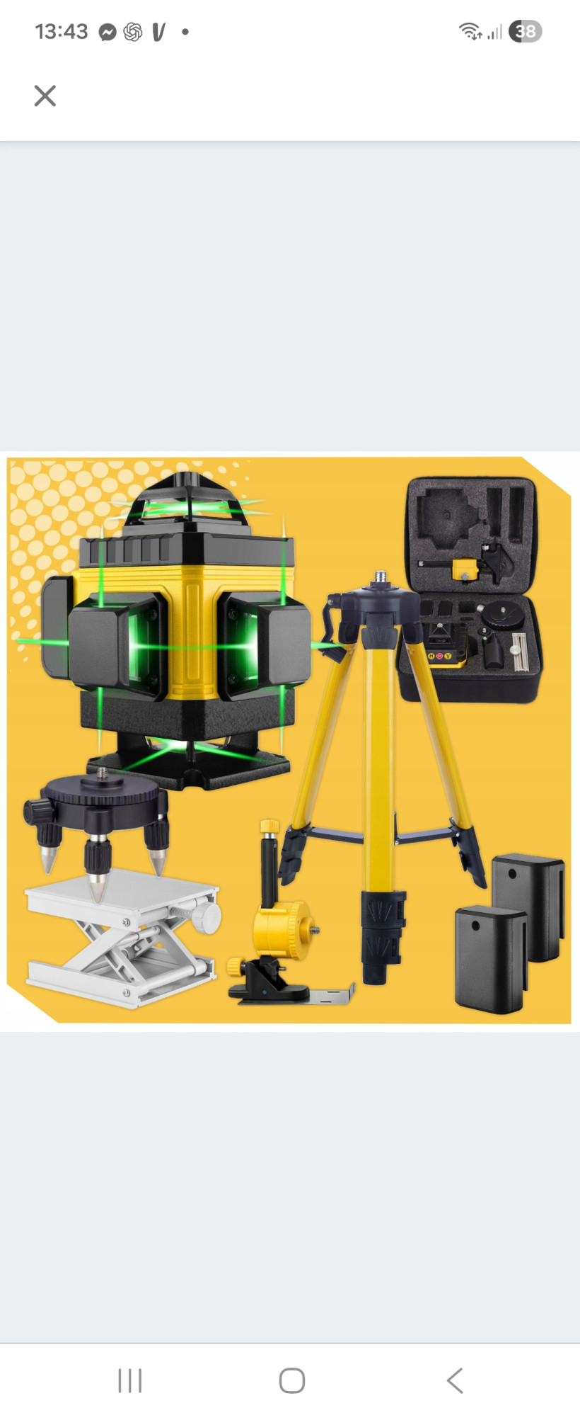 LASER POZIOMUJĄCY 3D-4D