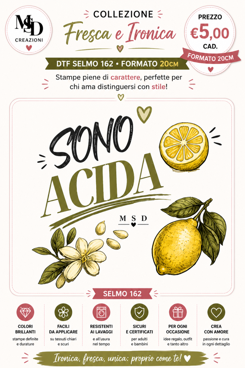 DTF SONO ACIDA 20CM