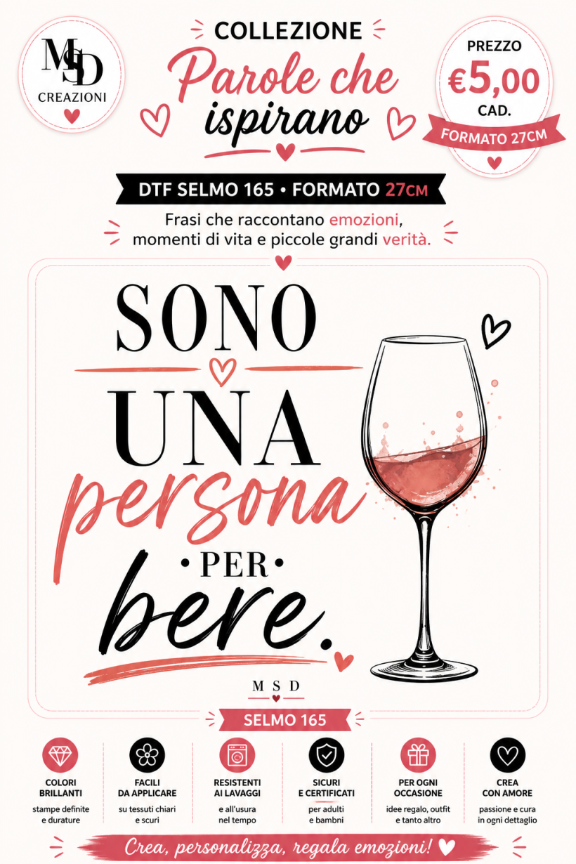 DTF SONO UNA PERSONA 27 CM