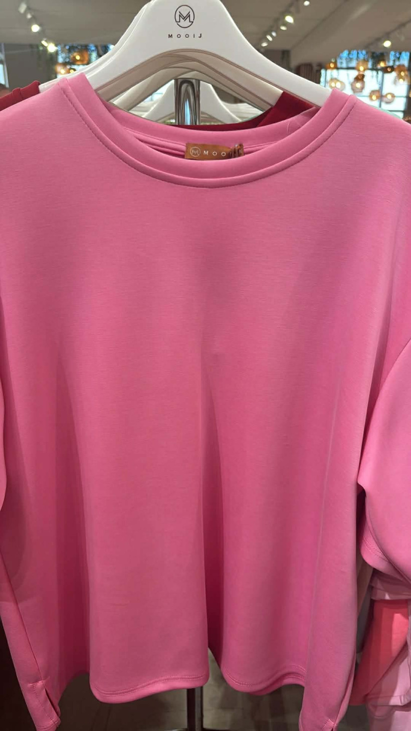 Italia nr 13 - Bluza jednokolorowa  Mooij  1178 - różowy