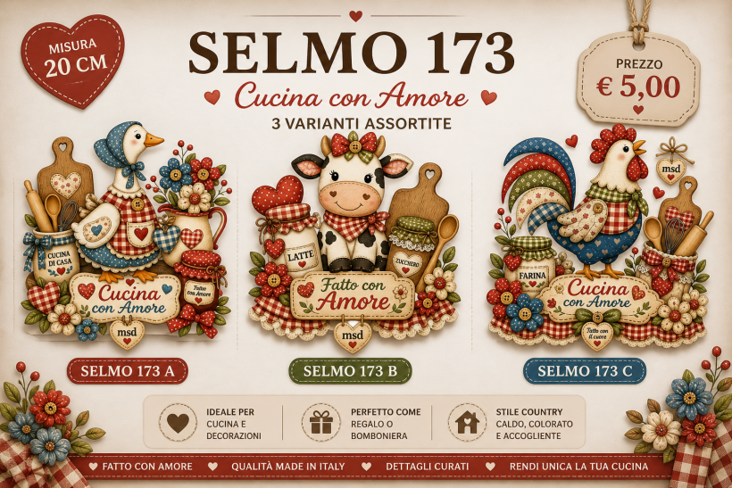 CUCINA CON AMORE COUNTRY 20 CM