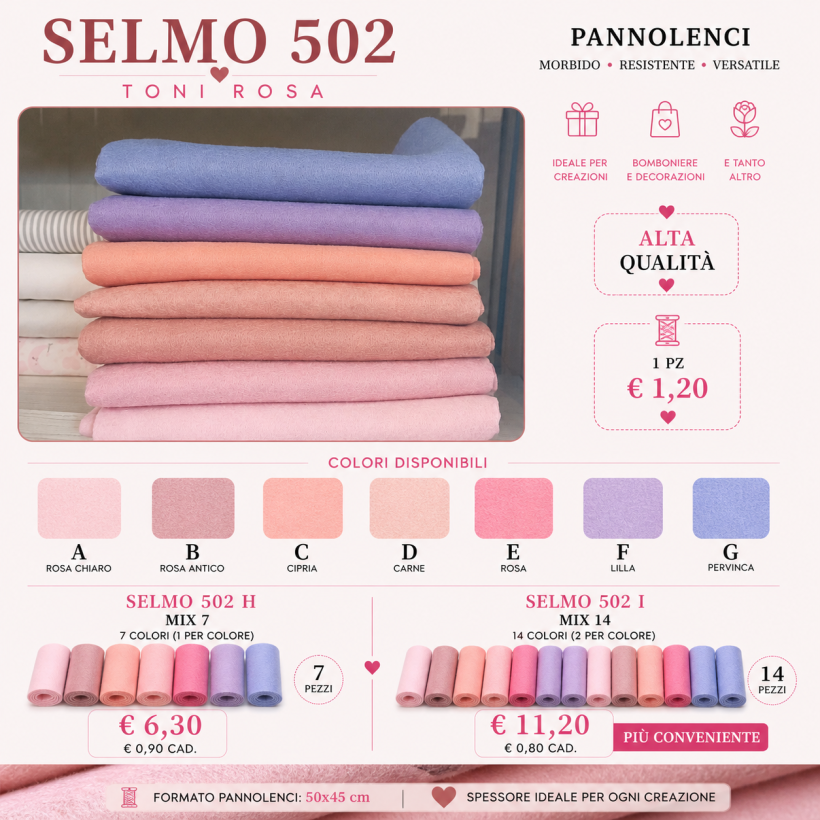 PANNOLENCI TONI ROSA