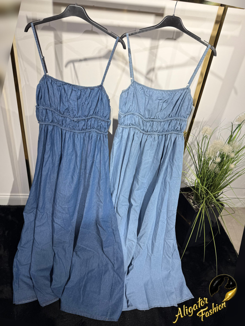 Sukienka jeans ramiączka