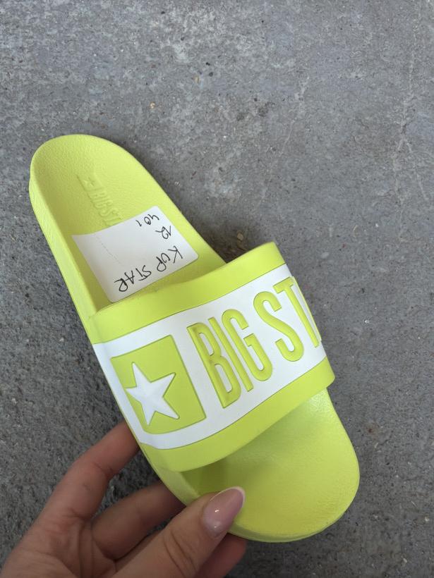 STAR 12-KLAPKI DAMSKIE CYTRYNOWE BIG STAR 