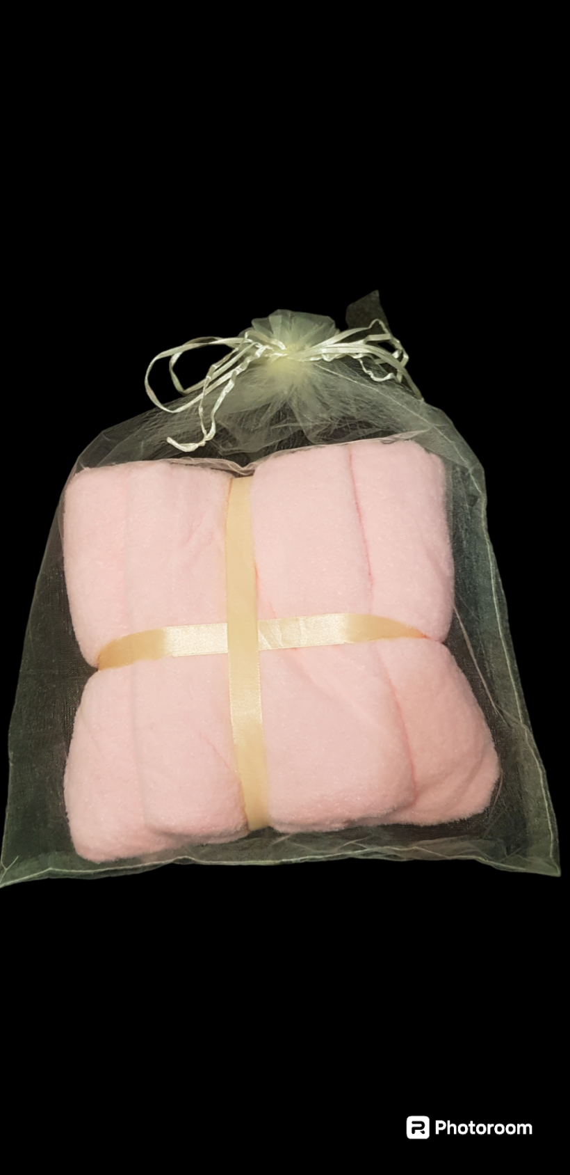 Kpl ręczników frotte różowe