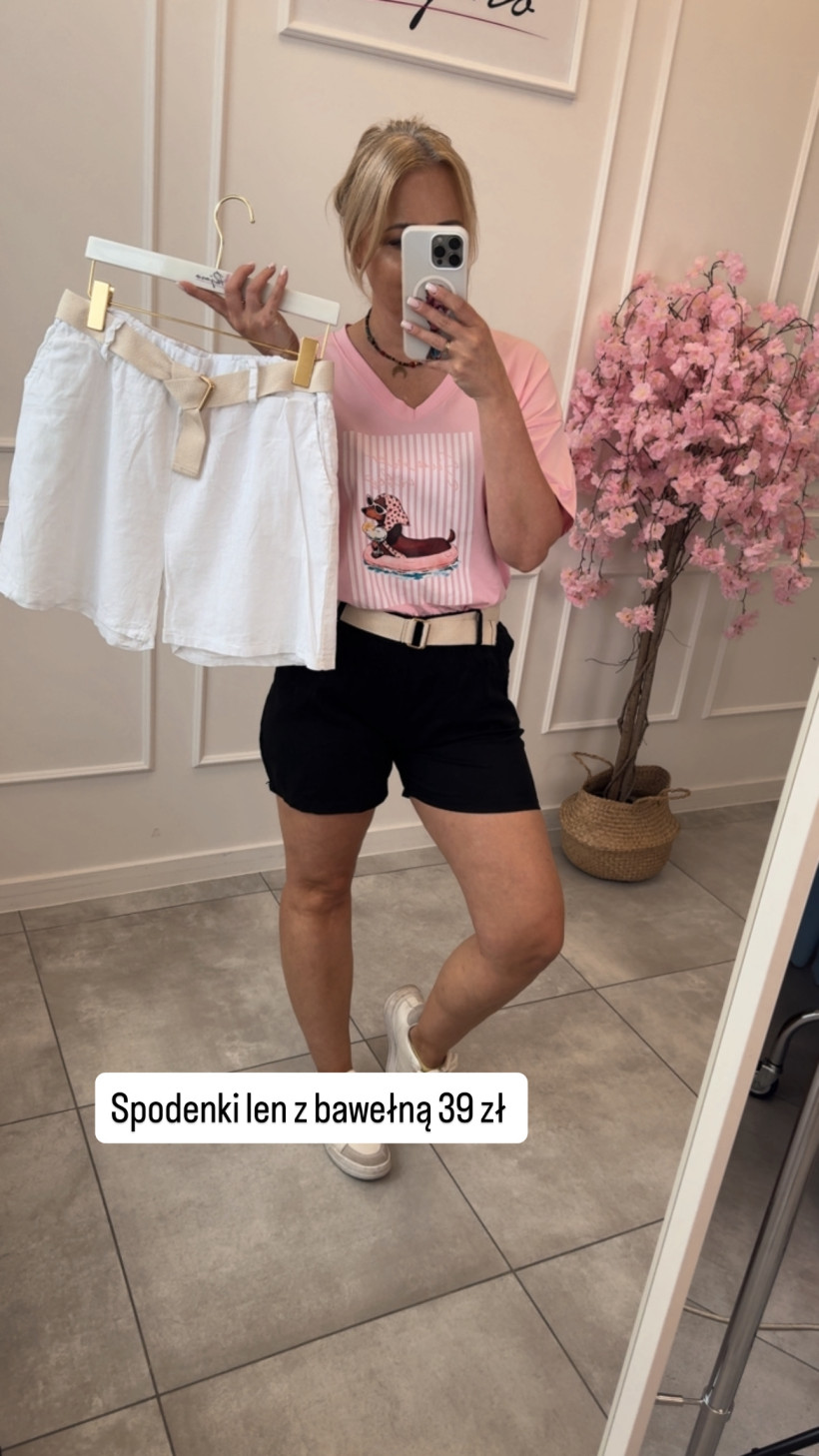 Spodenki lniane 14837