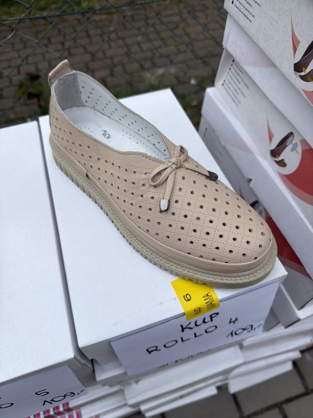 ROLLO 4 turcja balerina beżowa kokarda Modo