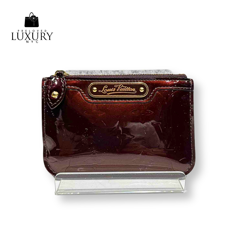LOUIS VUITTON Monogram Vernis Pochette Coin Pouch
